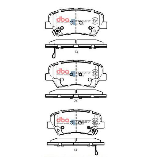DBA Street Series EV Brake Pads DB2443SSEV