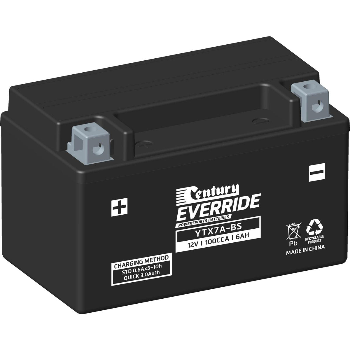 Century Batteries Motorcycle Battery Ytx7A-Bs YTX7A-BS