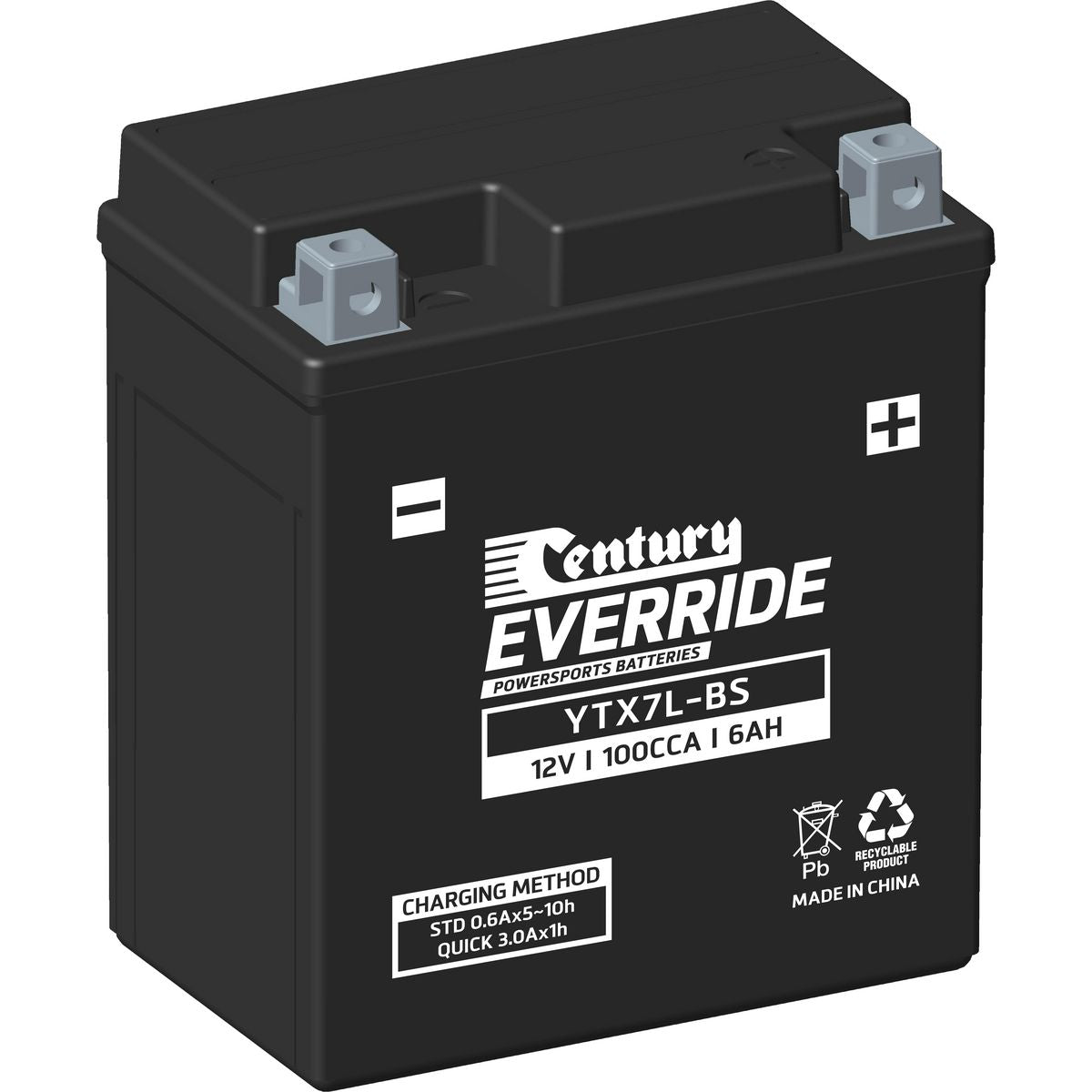 Century Batteries Motorcycle Battery Ytx7L-Bs YTX7L-BS