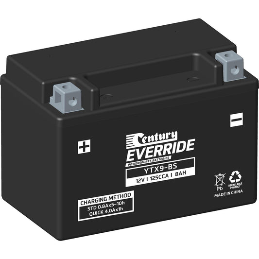 Century Batteries Motorcycle Battery Ytx9-Bs YTX9-BS