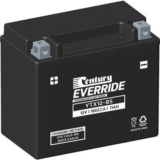 Century Batteries Motorcycle Battery Ytx12-Bs YTX12-BS
