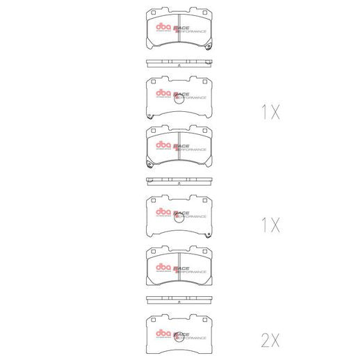 DBA Race Performance Brake Pad Set DB15147RP