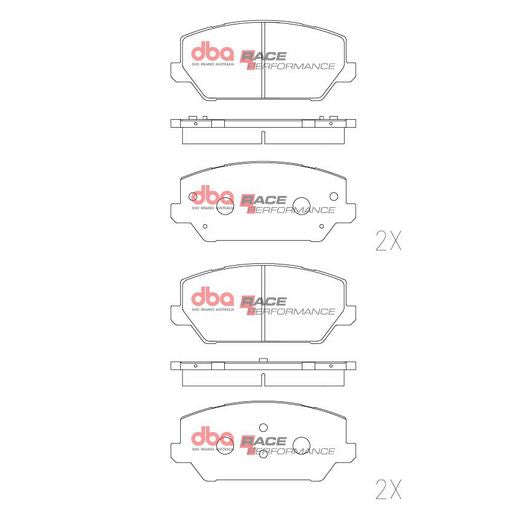DBA Race Performance Brake Pad Set DB15012RP