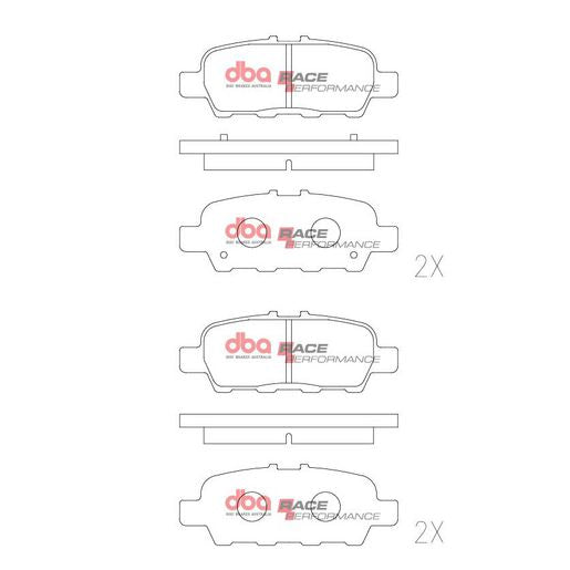 DBA Race Performance Brake Pad Set DB1509RP