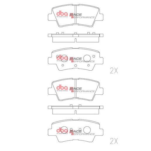 DBA Race Performance Brake Pad Set DB2076RP