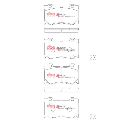 DBA Race Performance Brake Pad Set DB2400RP