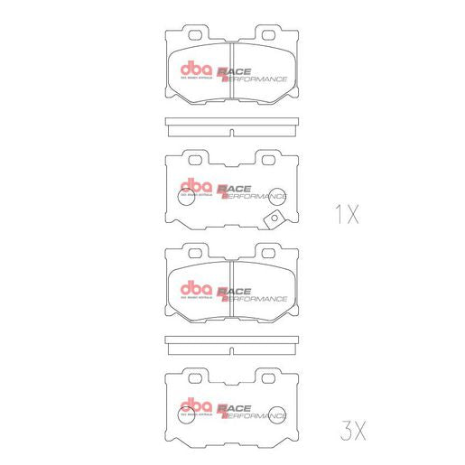 DBA Race Performance Brake Pad Set DB2401RP
