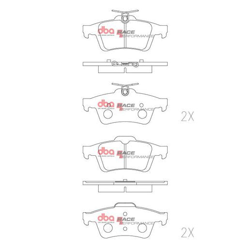DBA Race Performance Brake Pad Set DB1763RP