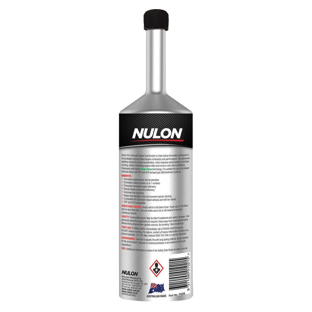 Nulon Pro-Strength Diesel Fuel Booster 500ml PSDB