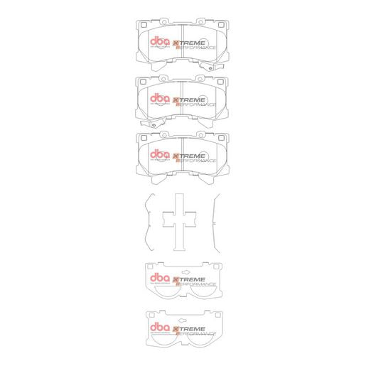 DBA Xtreme Performance Brake Pad Set DB15077XP