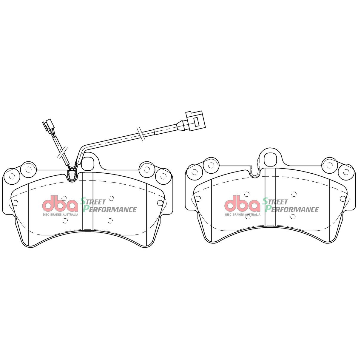 DBA Street Performance Brake Pad Set DB7878SP