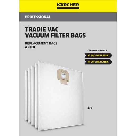Karcher NT20/1 Vaccume Filter Bags 9.505-369.0