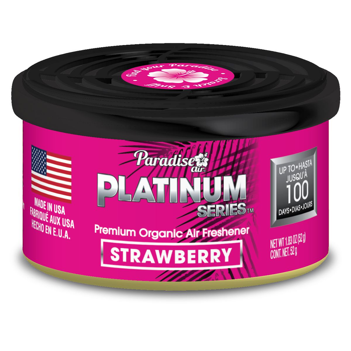 Paradise Air Platinum Series Organic Strawberry Air Freshener PL-12002PK144-Q