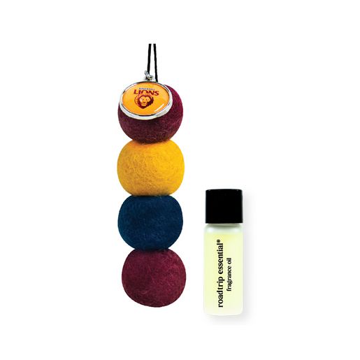 Smellyballs Brisbane Lions Reusable Car Air Freshener Set AFL445AB