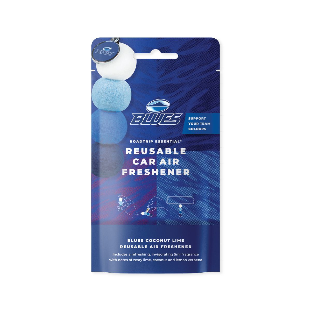 Smellyballs Auckland Blues Reusable Air Freshener RTNZSRAK