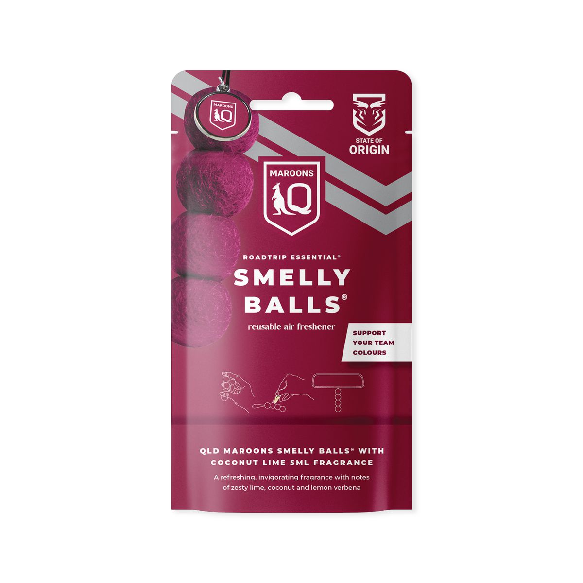 Smellyballs Qld Reusable Air Freshener Set QSO445A