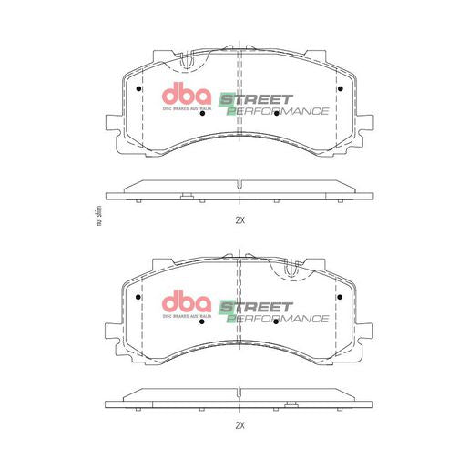 DBA Street Performance Brake Pad Set DB15124SP