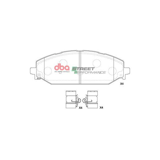 DBA Street Performance Brake Pad Set DB15195SP