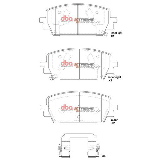 DBA Xtreme Performance Brake Pad Set DB15205XP
