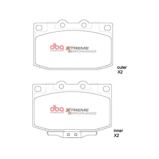 DBA Xtreme Performance Brake Pad Set DB416XP