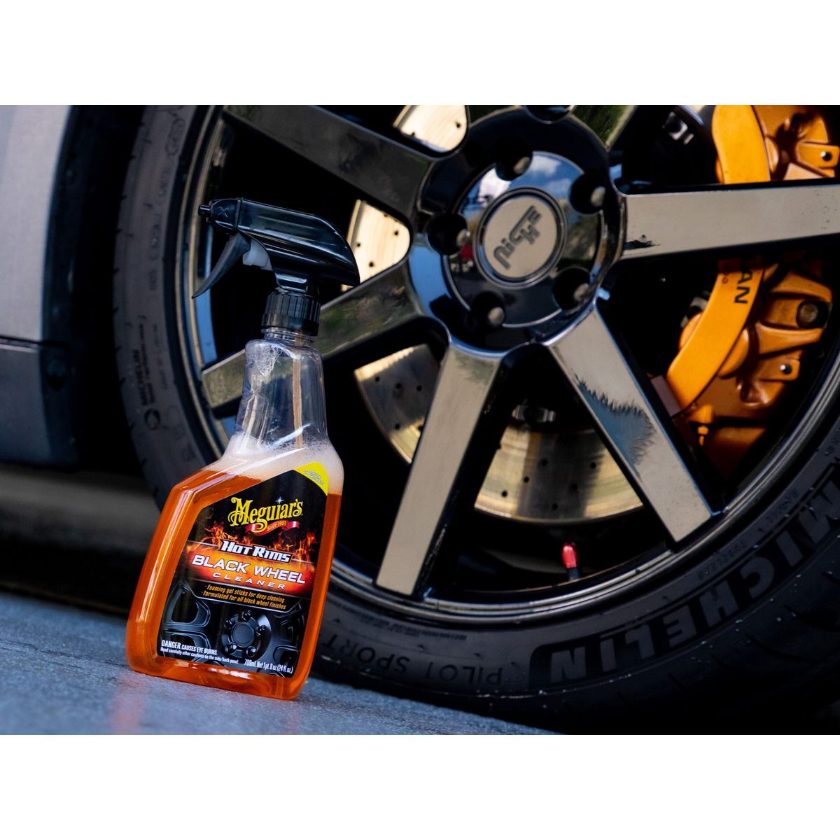 Meguiars Hot Rims Black Wheel Cleaner 710Ml G230524