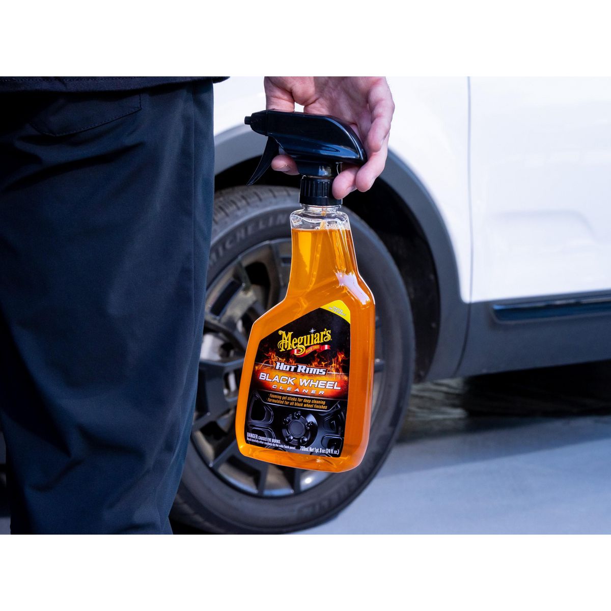 Meguiars Hot Rims Black Wheel Cleaner 710Ml G230524