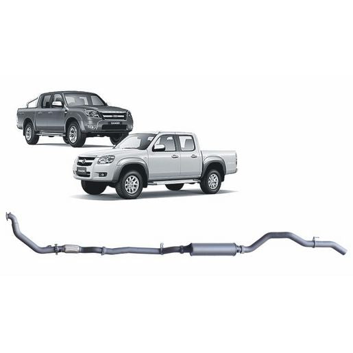 Redback Extreme Duty Exhaust 3in Turbo Back (No Cat With Large Muffler) FRX20200-PM