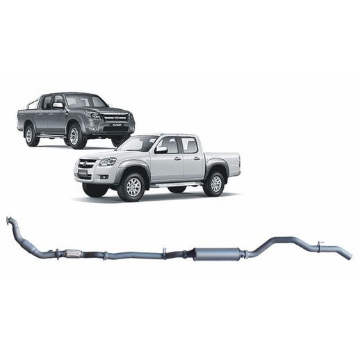 Redback Extreme Duty Exhaust 3in Turbo Back (With Cat & Large Muffler) FRX20200-CM