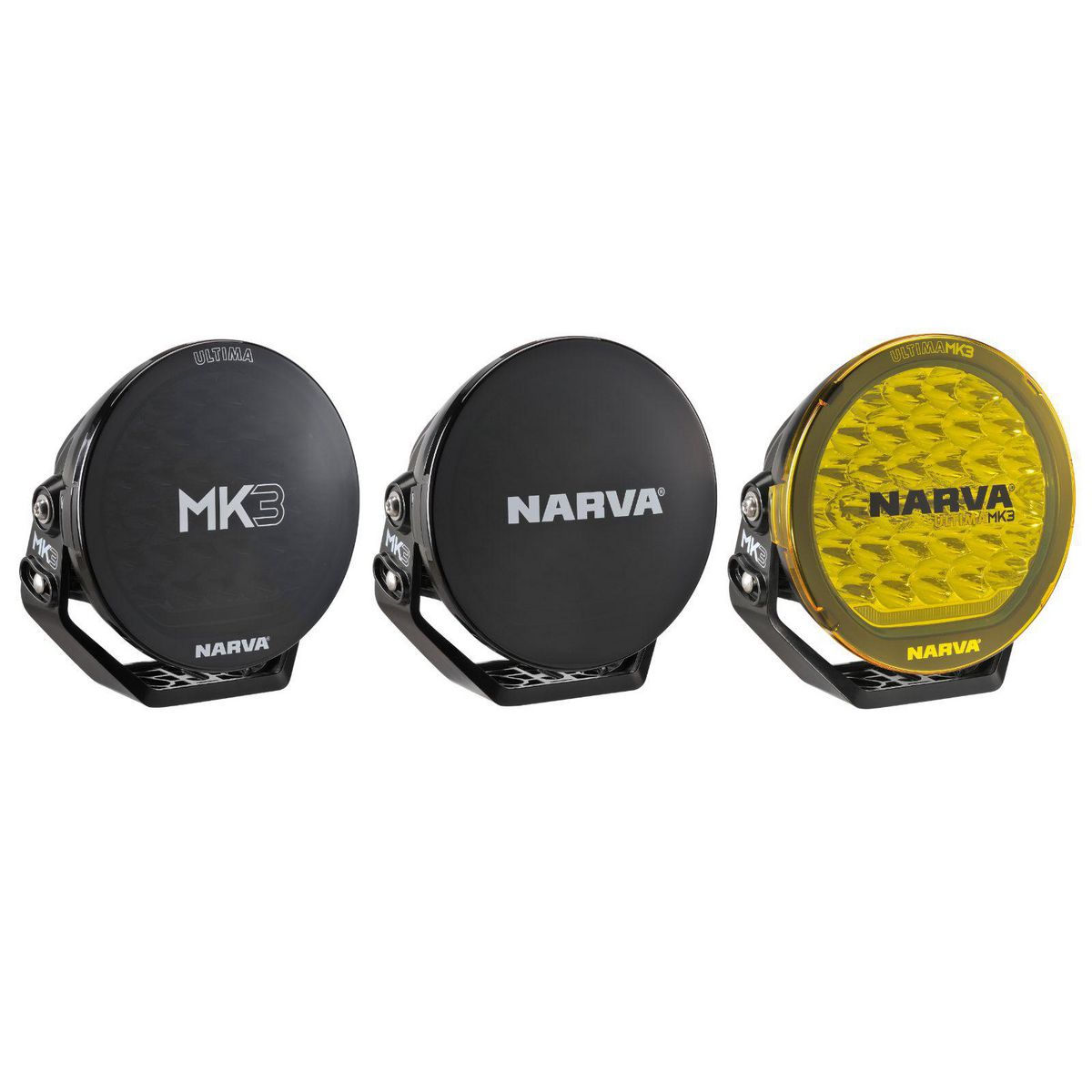 Narva Ultima 215 Mk Iii LED Hybrid Driving Light Kit With Wiring Loom 71744