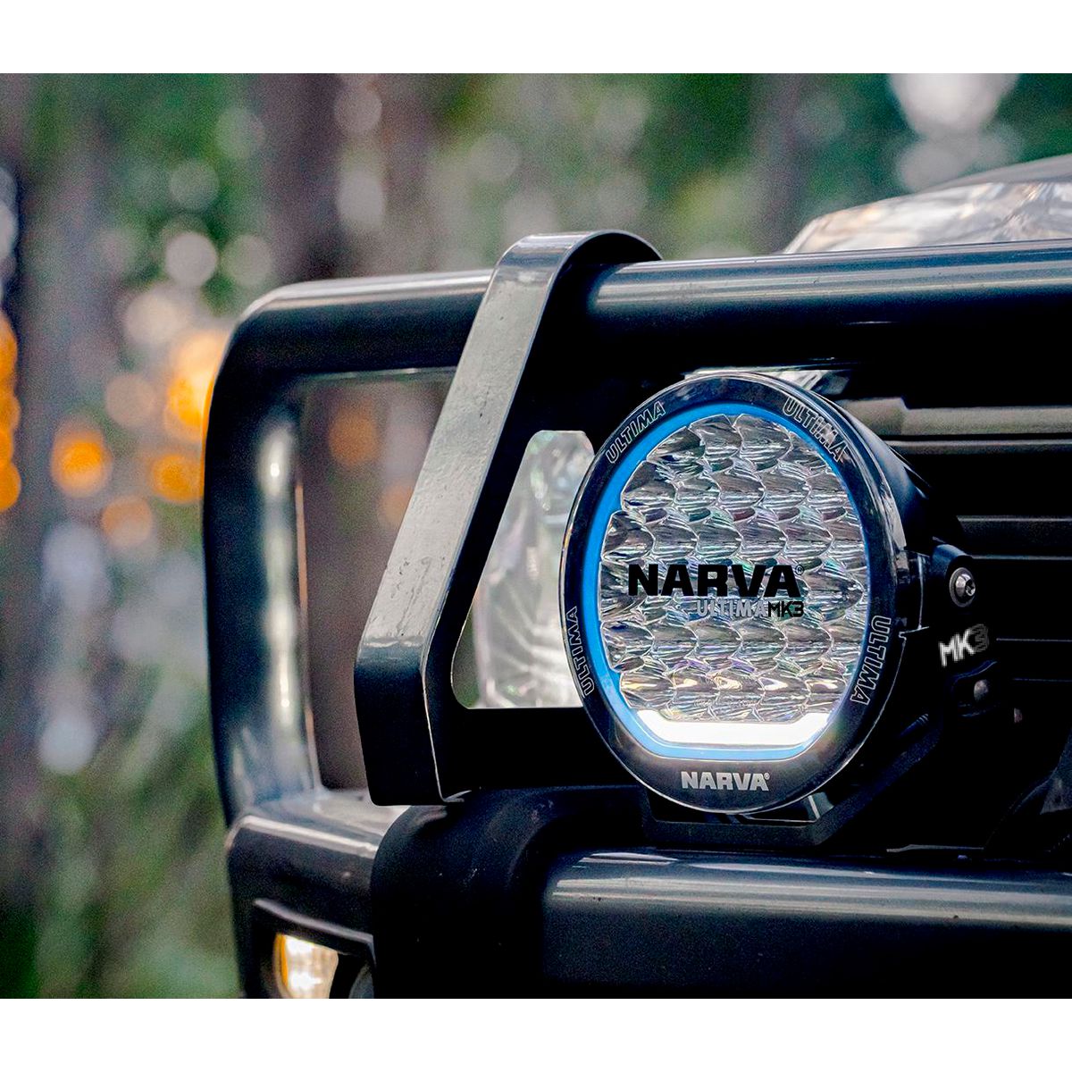 Narva Ultima 215 Mk Iii LED Hybrid Driving Light Kit With Wiring Loom 71744