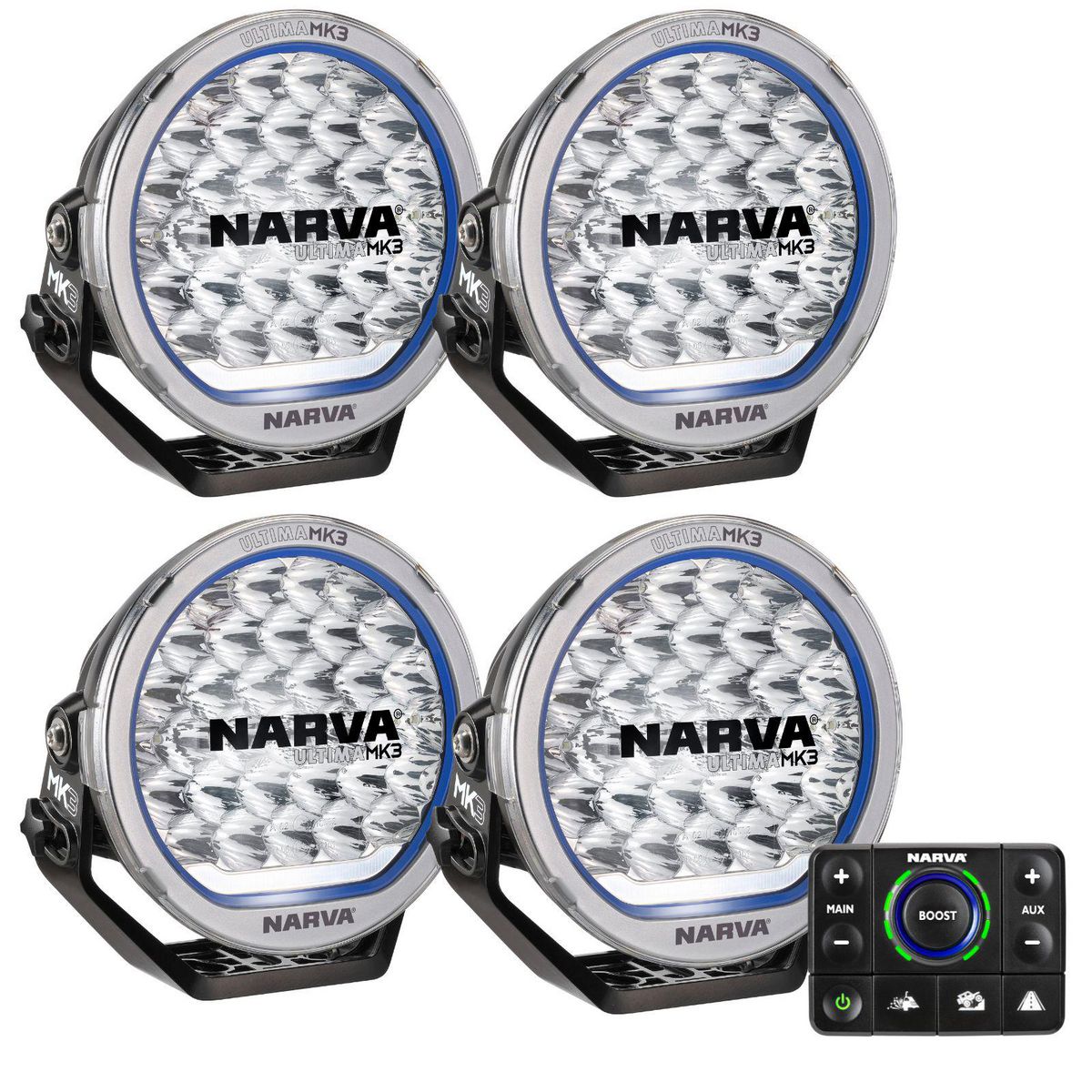 Narva Ultima 215 Mk Iii Transport Driving Light  Kit 71748