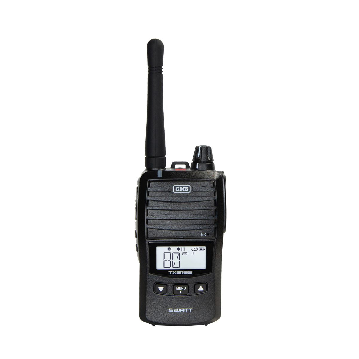 GME 5/1 Watt UHF CB Handheld Radio Including Accessories TX6165