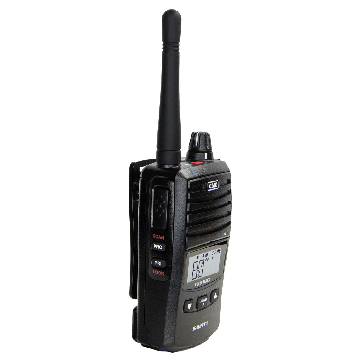 GME 5/1 Watt UHF CB Handheld Radio Including Accessories TX6165