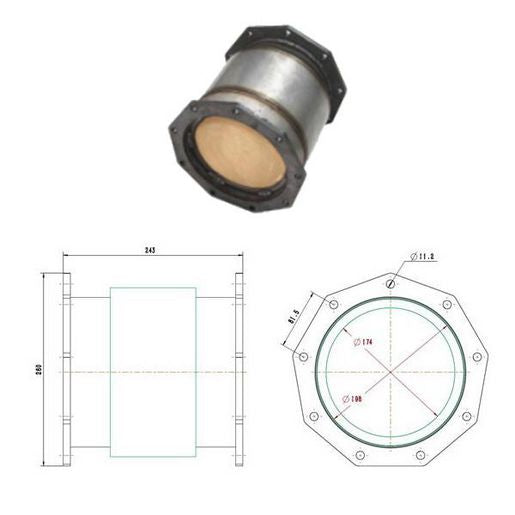 Redback Enviro Diesel Particulate Filter DPF178
