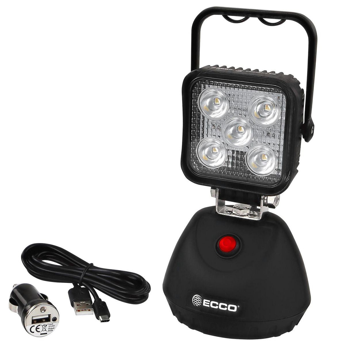 Ecco LED Work Light - Rechargeable With 1.5M Cable. EW2461-1.5M