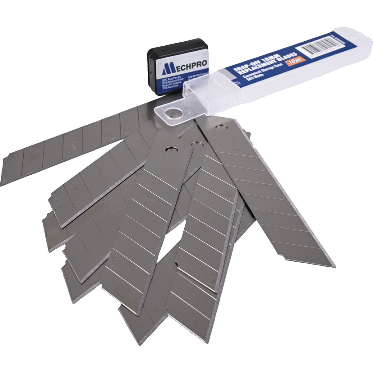 Mechpro 10Pc Snap-Off 18Mm Replacement Blades  Sk5 MPBUKSOB