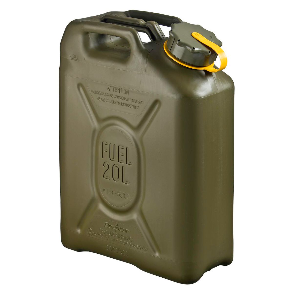 Scepter Extreme Duty MFC Military Spec Diesel Fuel Jerry Can 20 litre 5939