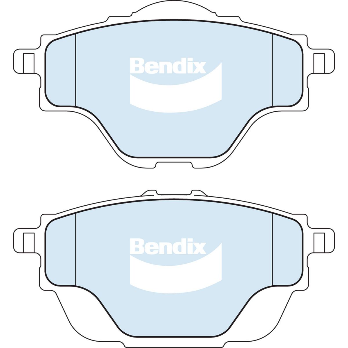 Bendix Brake Pads Set - Euro+ DB2591 EURO+