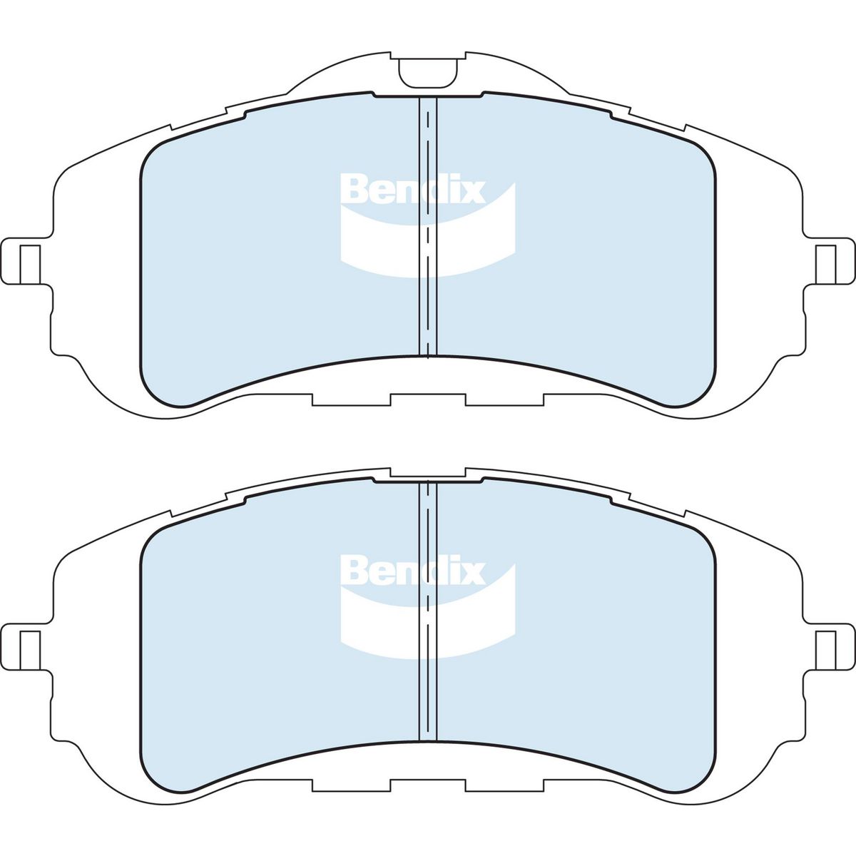 Bendix Brake Pads Set - Euro+ DB2722 EURO+