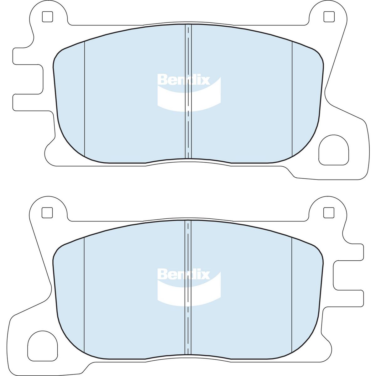 Bendix Brake Pads Set - 4WD/SUV DB2761 4WD