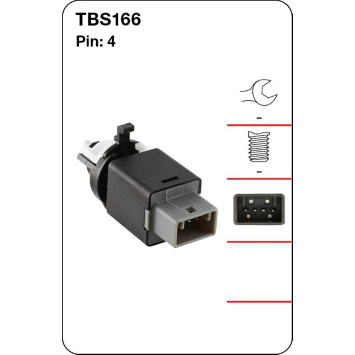 Tridon Brake Light Switch TBS166