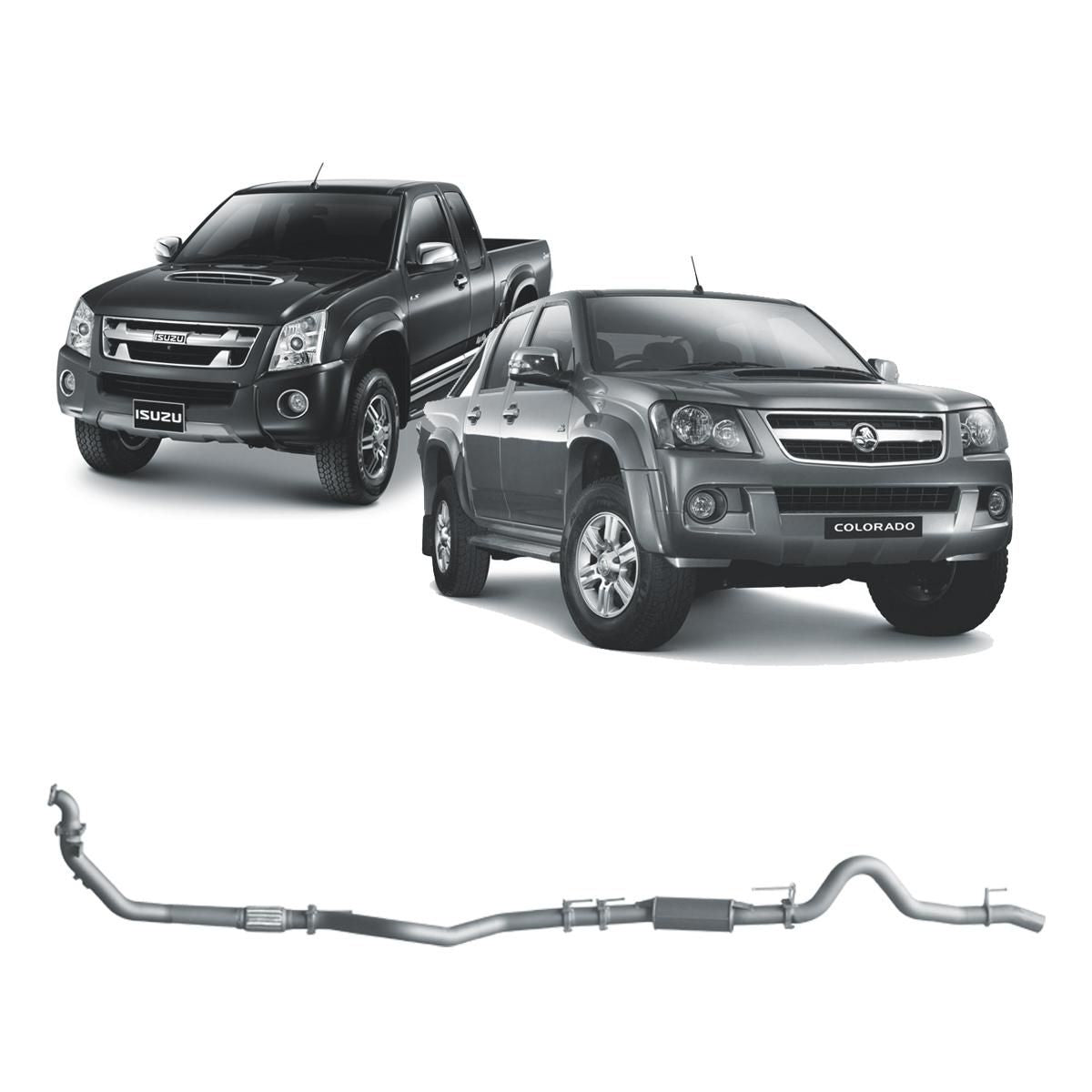 Redback Extreme Duty Exhaust 3in Turbo Back (No Cat With Resonator) HCX10600-PR