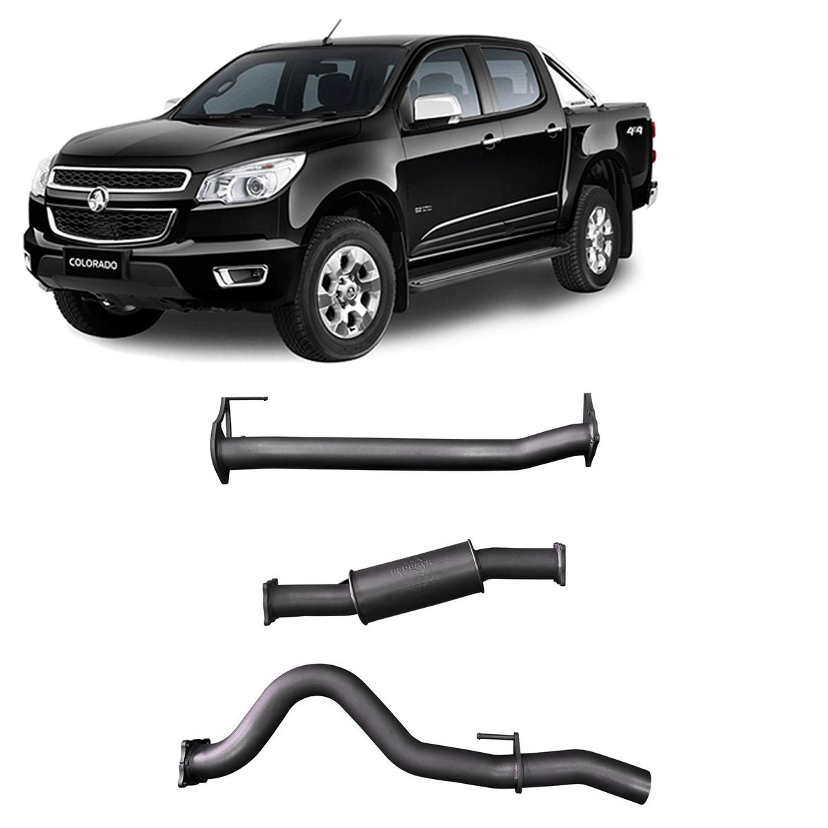 Redback Extreme Duty Exhaust 3in DPF Back (No Cat With Resonator) HCX13300-PR