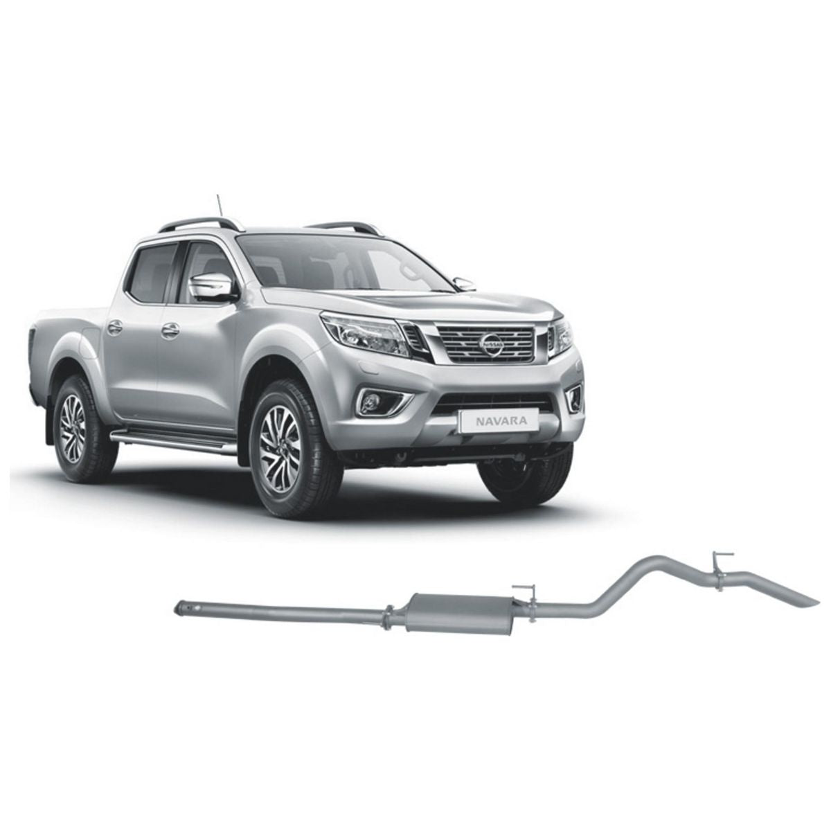 Redback Extreme Duty Exhaust 3in DPF Back (No Cat With Large Muffler) NNX54200-PM