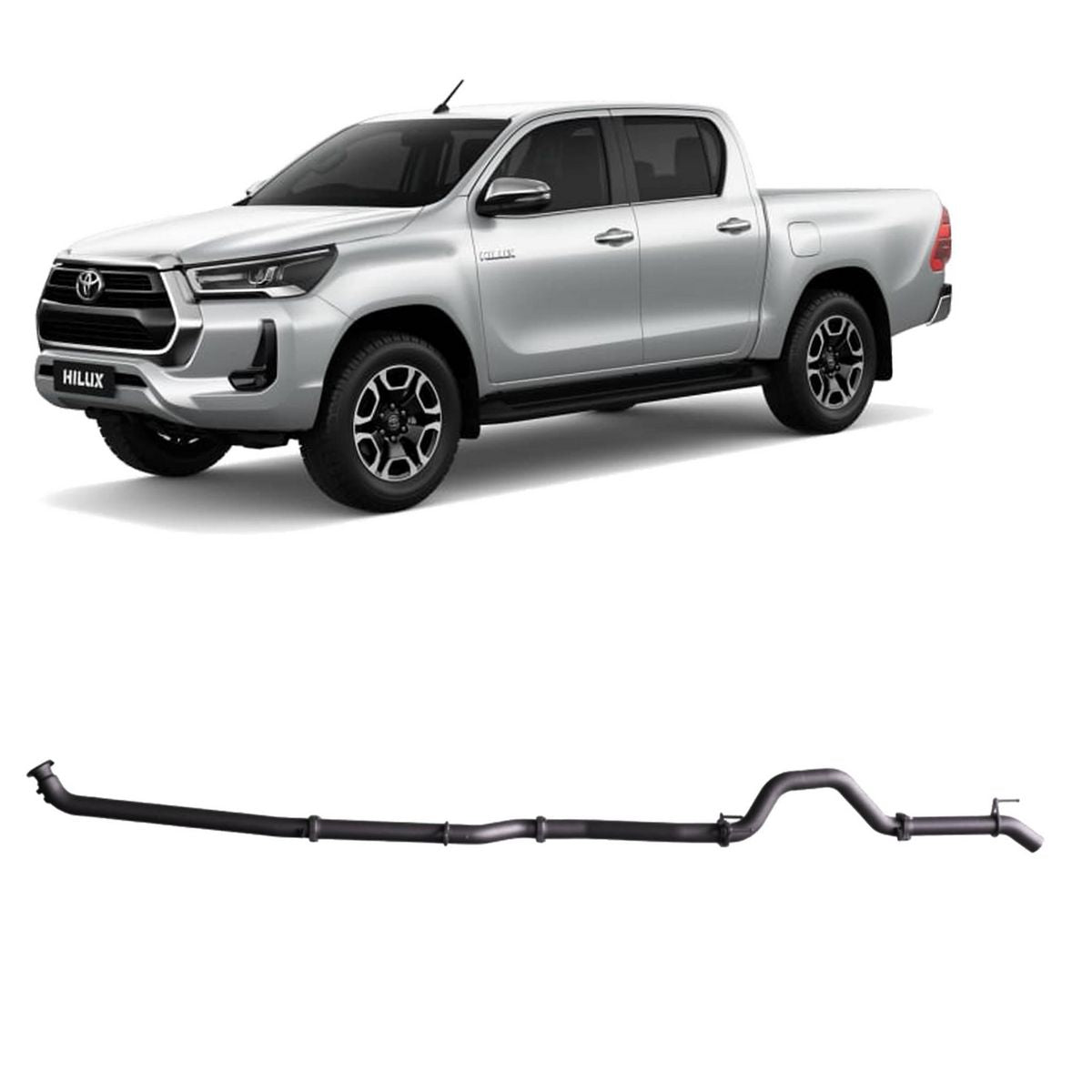 Redback Extreme Duty Exhaust 3in DPF Back (No Cat & No Muffler/Pipe Only) THX48900-PO