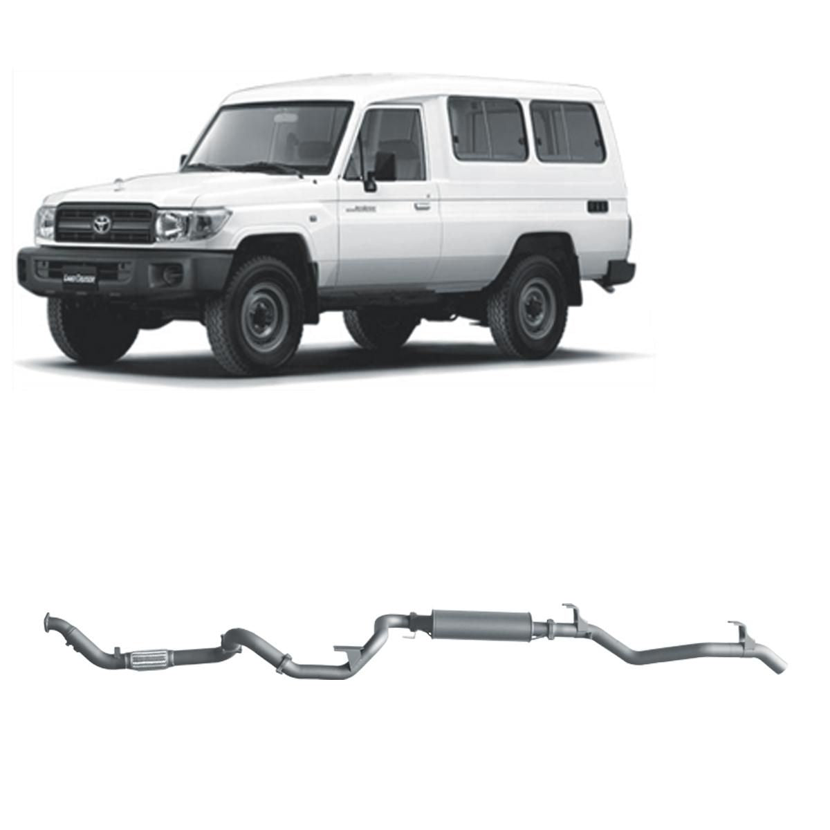 Redback Extreme Duty Exhaust 3in Dump Pipe Back (No Cat With Large Muffler) TLX41100-PM