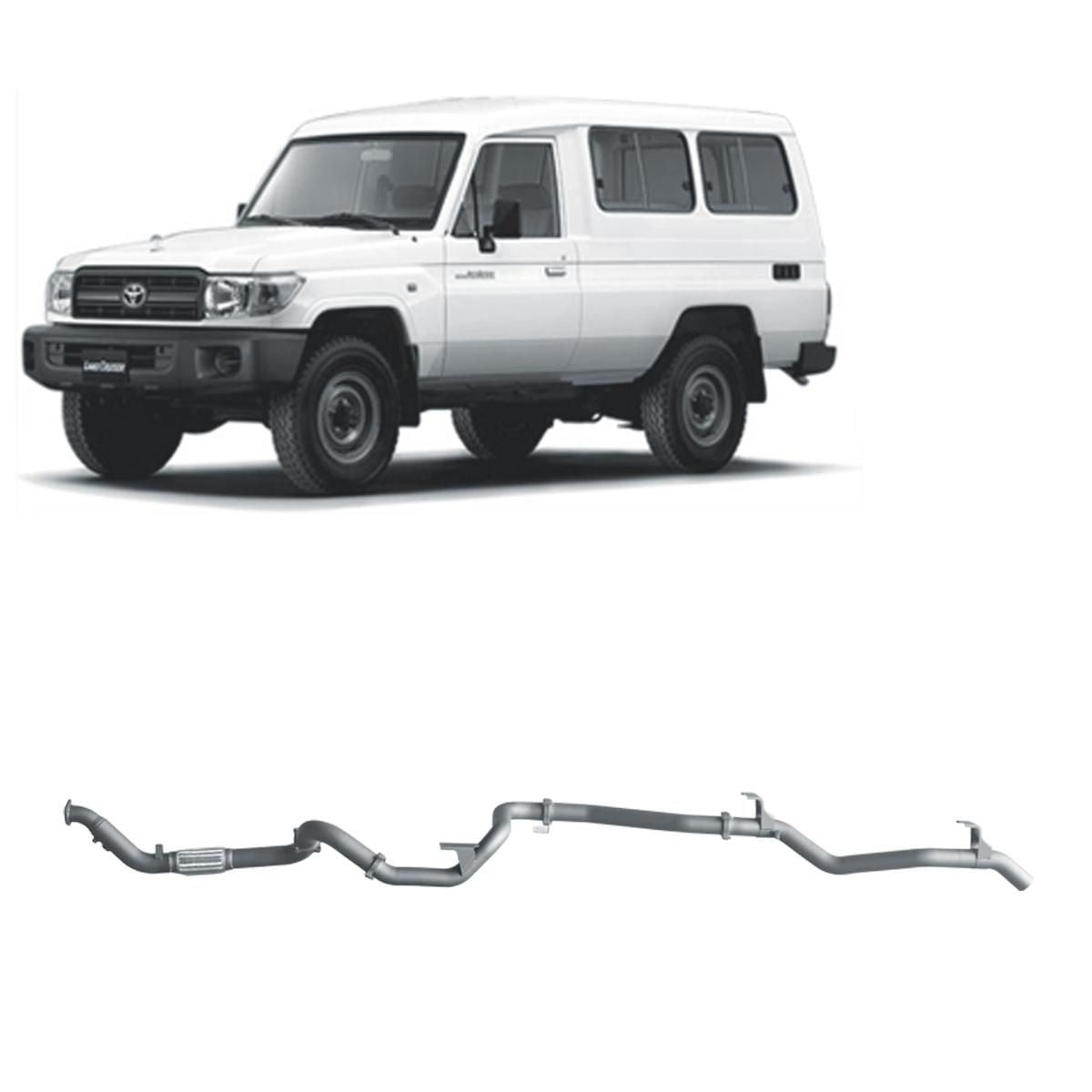 Redback Extreme Duty Exhaust 3in Dump Pipe Back (No Cat & No Muffler/Pipe Only) TLX41100-PO