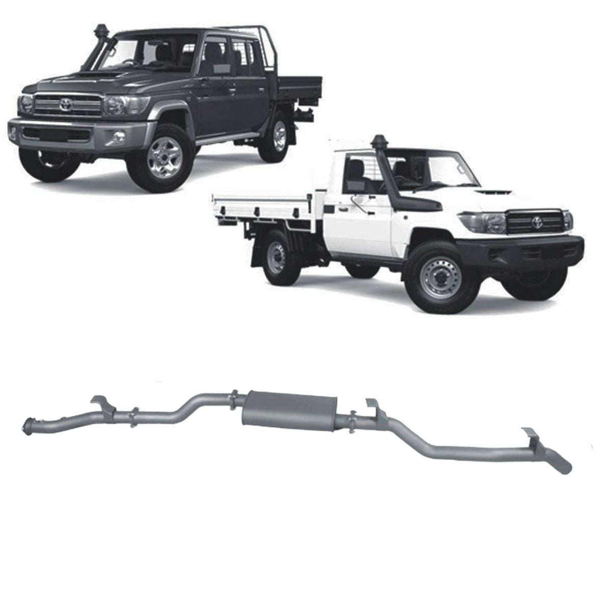 Redback Extreme Duty Exhaust 3in DPF Back (No Cat With Large Muffler) TLX441500-PM