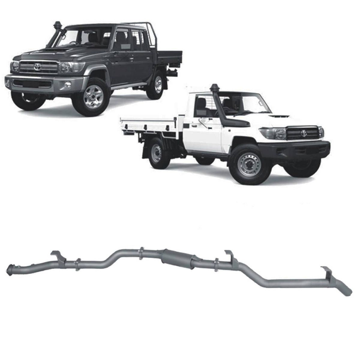 Redback Extreme Duty Exhaust 3in DPF Back (No Cat With Resonator) TLX441500-PR