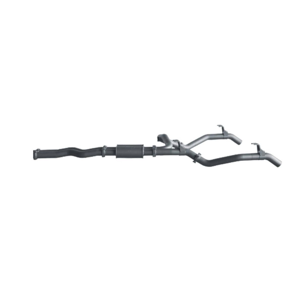Redback Extreme Duty Exhaust 3in Twin DPF Back (No Cat With Resonator) TLX442500-PR